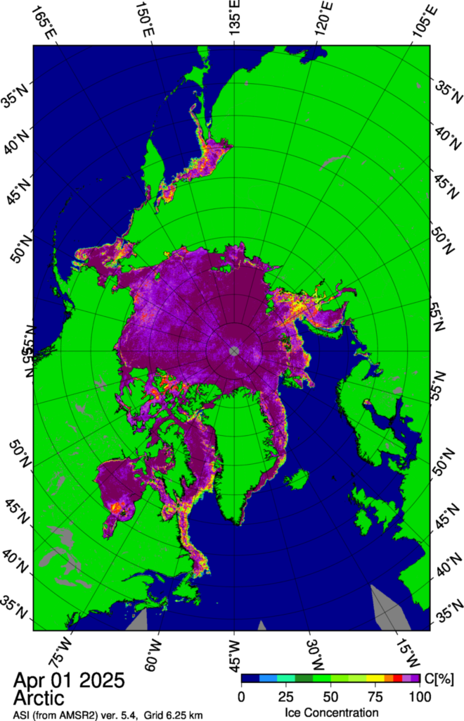 Sea Ice concentration Antarctic