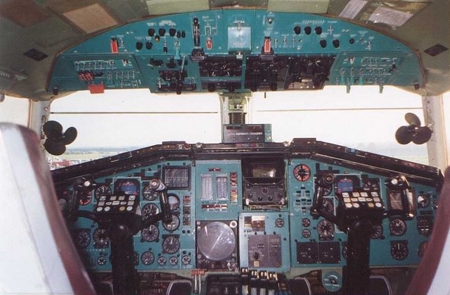 TU 144 Cockpit