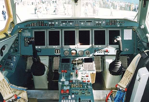Beriev cockpit